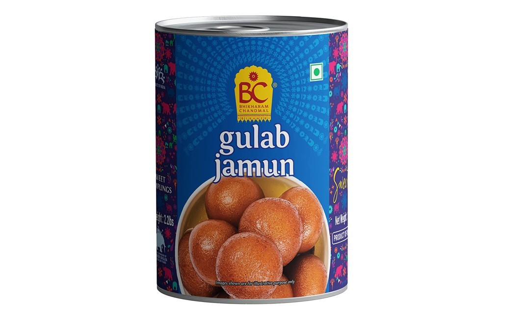 Bhikharam Chandmal Gulab Jamun    Tin  1 kilogram